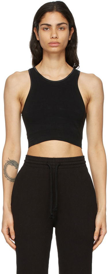 Crop top Baserange Baserange Oleta Highneck Crop Top Sort | SEOLHN, 0