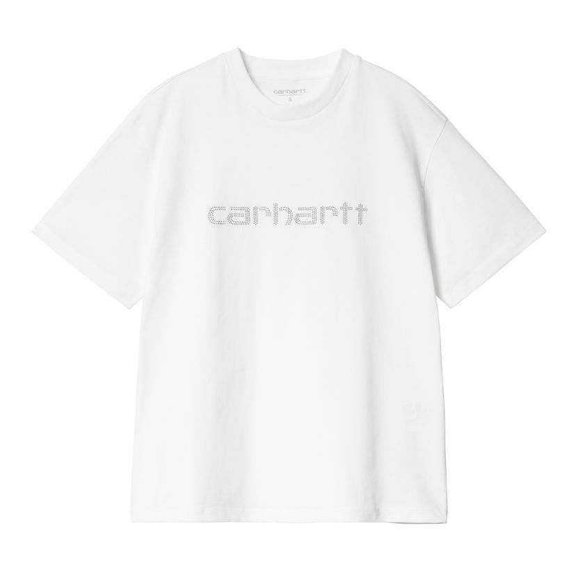 T-shirt Carhartt WIP Short Sleeve Rivet Script T-Shirt Hvid | I034406_7