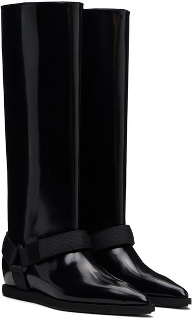 Sneakers og sko sacai sacai Belted Tall Boots Sort | 25-08249, 3