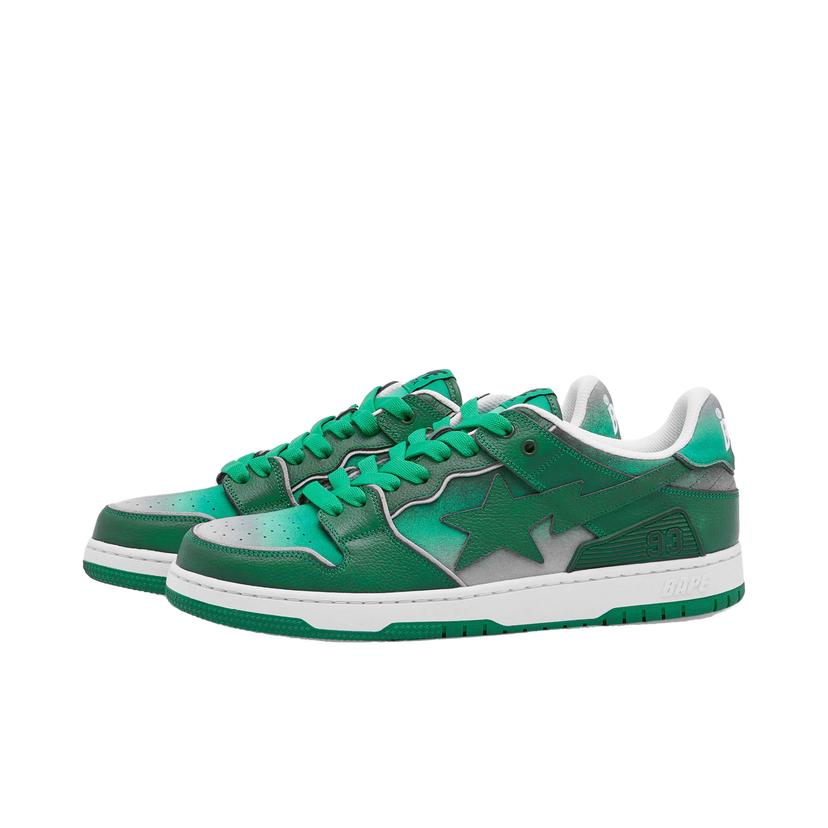 Sneakers og sko BAPE A Bathing Ape Men's Bape Sk8 Sta #4 Sneaker Green Grøn | 001FWJ801058I-GRN
