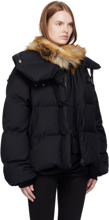 Puffer jakke Ottolinger Ottolinger Deconstructed Double Zip Down Puffer Jacket Sort | 109-702609-01, 1
