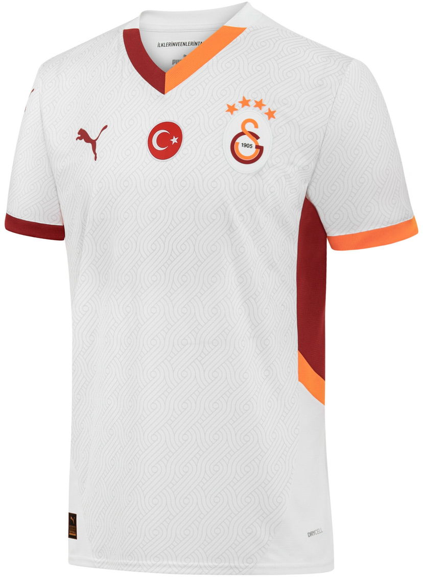 Jersey Puma Galatasaray SK Away Jersey Replica w/o sponsor 2024/25 Hvid | 779652-02