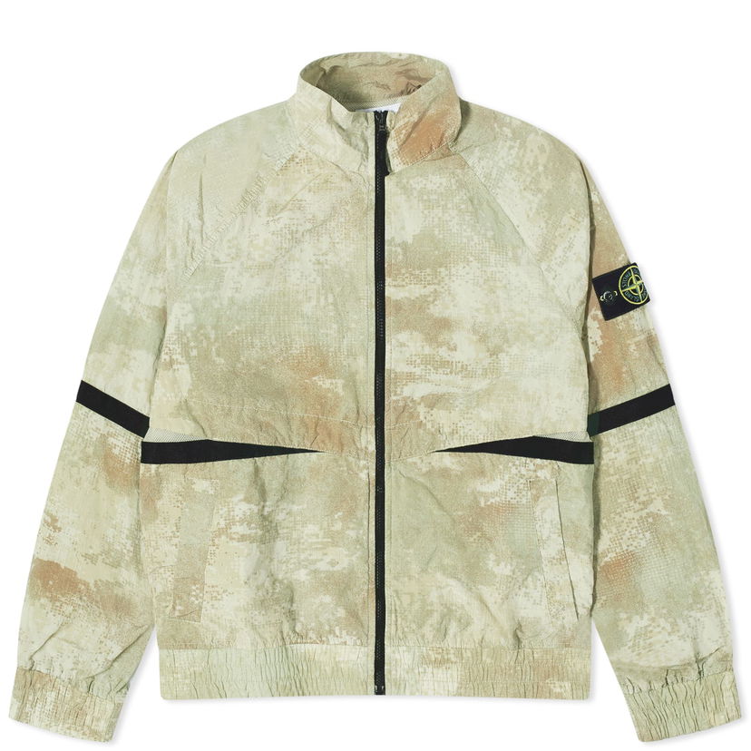 Jakke Stone Island Grid Camo Blouson Jacket Beige | 8015661E1-V0091