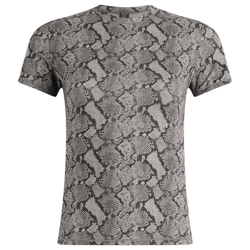 T-shirt SKIMS Fits Everybody Snake Print Short Sleeve T-Shirt Grå | TP-TSH-9048-GSP
