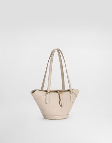 Håndtaske Dolce & Gabbana Dolce & Gabbana Capri Coffa Calfskin Bag Beige | BB7815AK27480004, 1