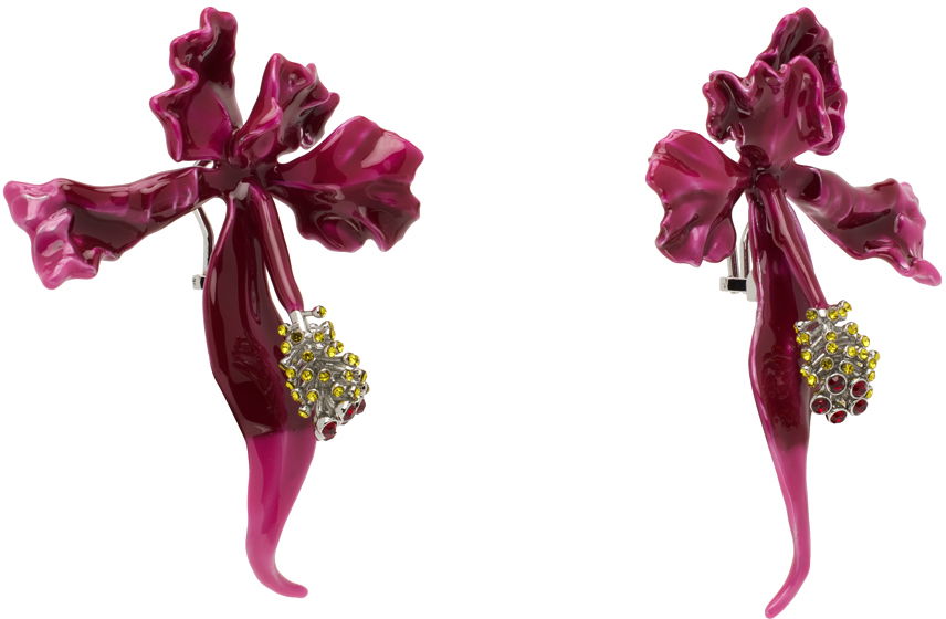 Øreringe Marc Jacobs Marc Jacobs 'The Future Floral' Earrings Lilla | 2S4JER001J07, 1