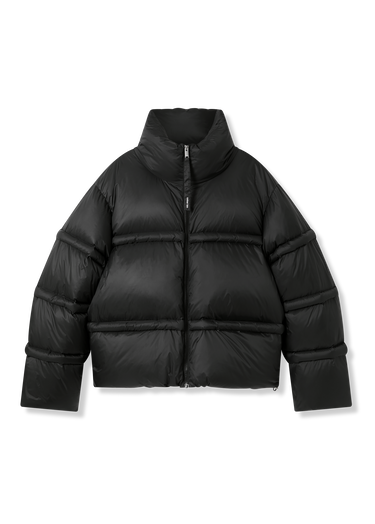 Puffer jakke AXEL ARIGATO Veil High Collar Puffer Jacket Sort | A3135003, 1