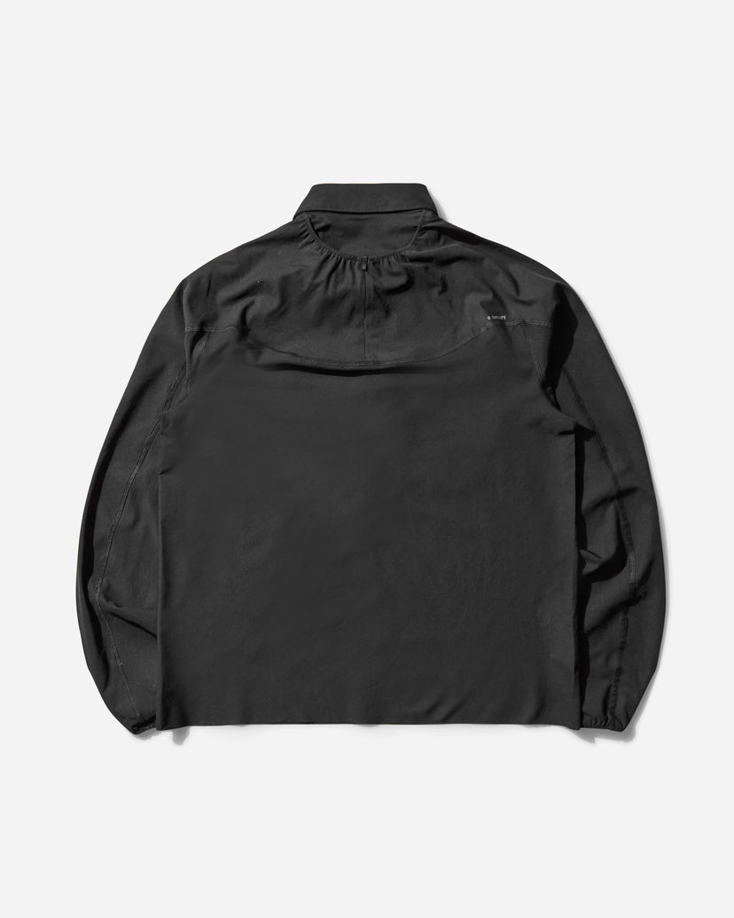 Skjorte Satisfy PeaceShell River Shirt Sort | 11017 00000