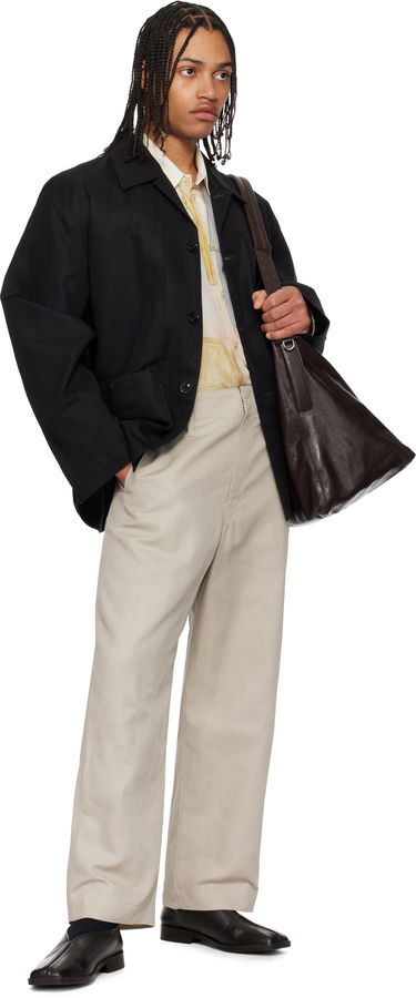 Jakke LEMAIRE Lemaire Boxy Workwear Jacket Sort | OW1148 LF1350, 3