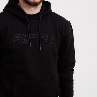 Sweatshirt GUESS Guess Aldwin Hoodie Sort | Z4YQ12K9V31-JBLK, 2