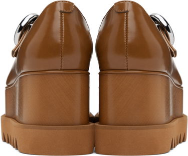 Sneakers og sko Stella McCartney Elyse T-Bar Platform Mary Janes Brun | 810504AP0AQ0, 1