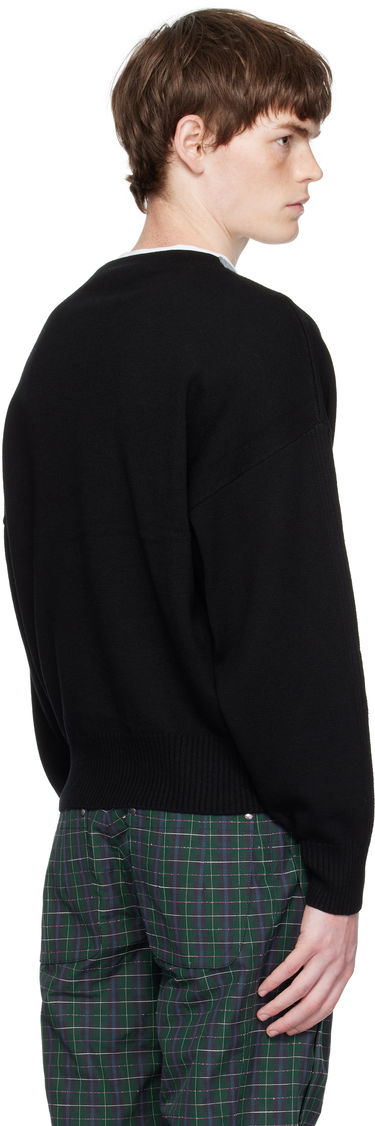 Sweater KIKO KOSTADINOV Kiko Kostadinov Vig Multi Collar Sweater Sort | KKAW25KN04-98, 2