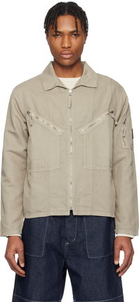 C.P. Company Cotton Linen Zip Overshirt