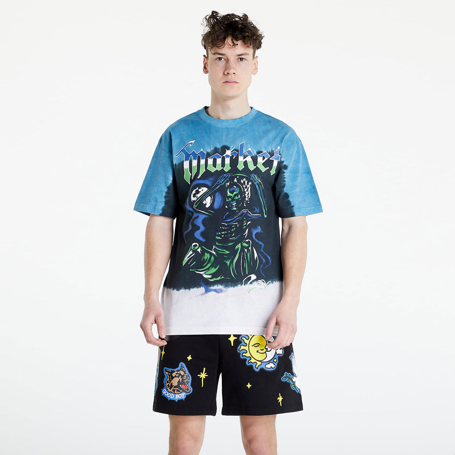 T-shirt MARKET Killing The Game GITD T-Shirt Flerfarvet | 399000971 Dark Tie-Dye, 0