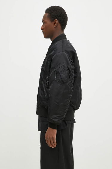 Bomberjakke Manastash Manastash Extra Mile MA-1 Bomber Jacket Sort | 7924252014, 1
