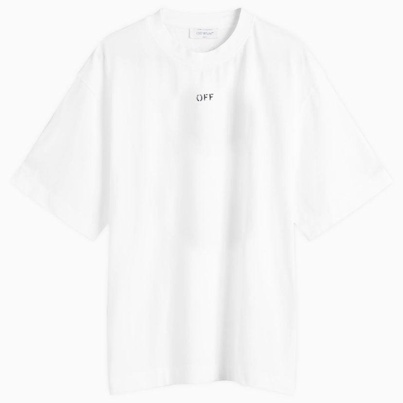T-shirt Off-White White Vibe Arrow Skate T-Shirt Hvid | OMAA120S25JER00F0110