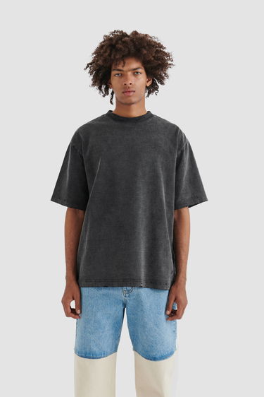 T-shirt AXEL ARIGATO Wes Distressed T-Shirt Sort | A2225001, 2