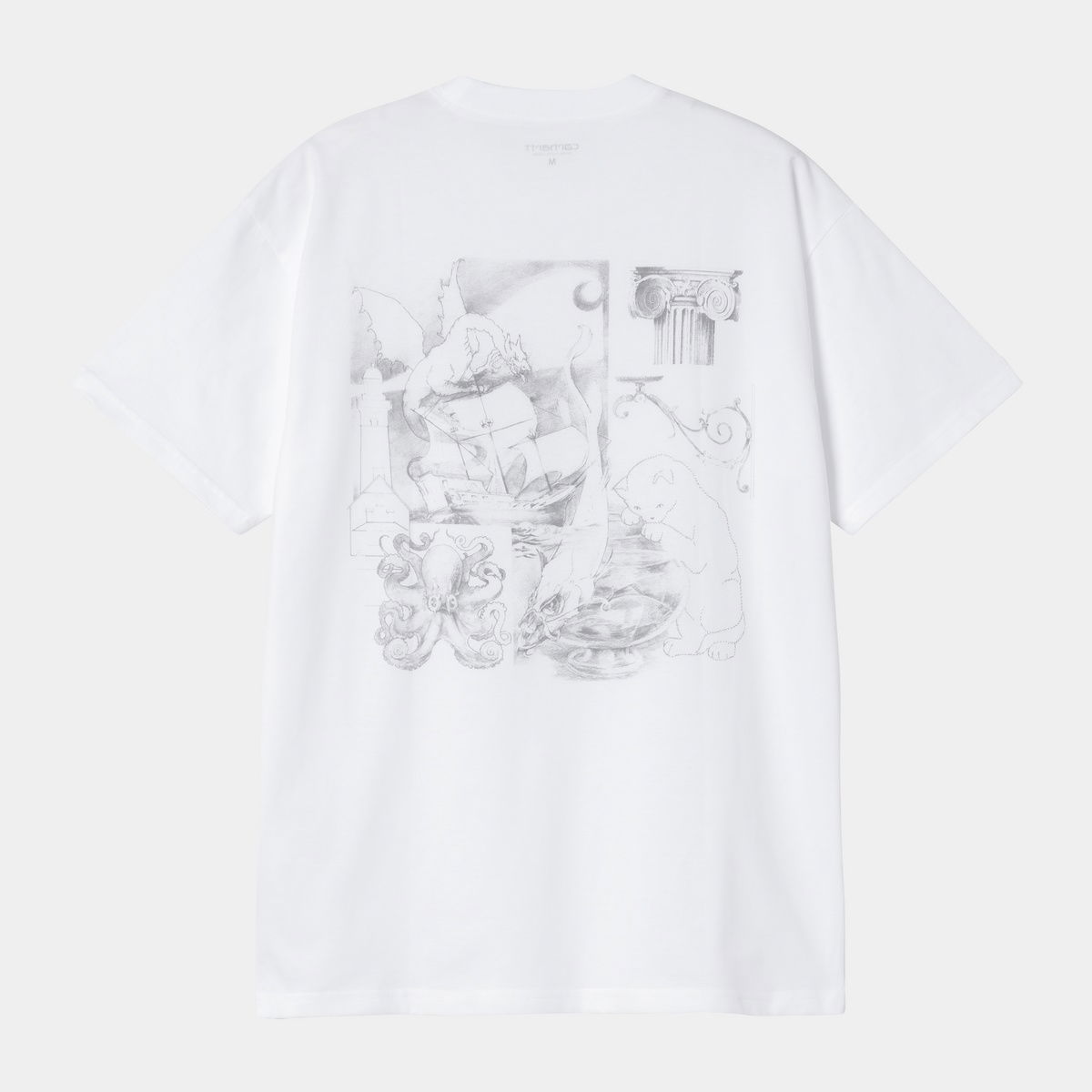 T-shirt Carhartt WIP Okniceok 02 Graphic T-Shirt Hvid | I035550_6, 1