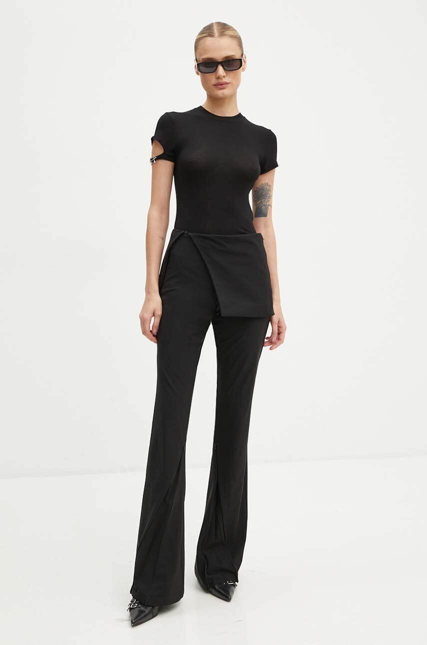 Bukser HELIOT EMIL High Waist Flare Trousers Sort | PREAW24.W.10.175.BLK01, 1