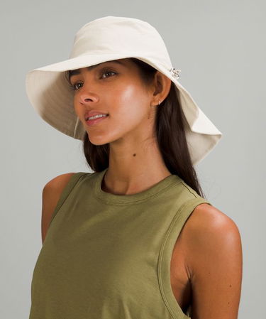 Hat lululemon Adjustable Wide Brim Sun Hat S/M Hvid | prod10960148, 1