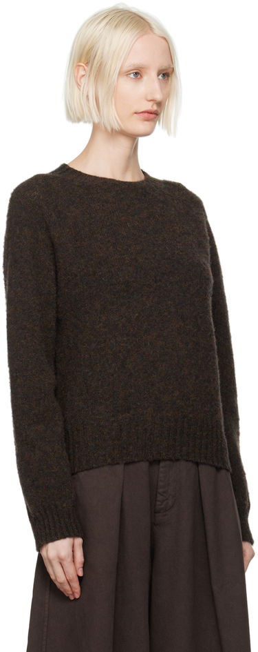 Sweater YMC Jets Relaxed Fit Knitted Sweater Brun | Q8XAA, 1