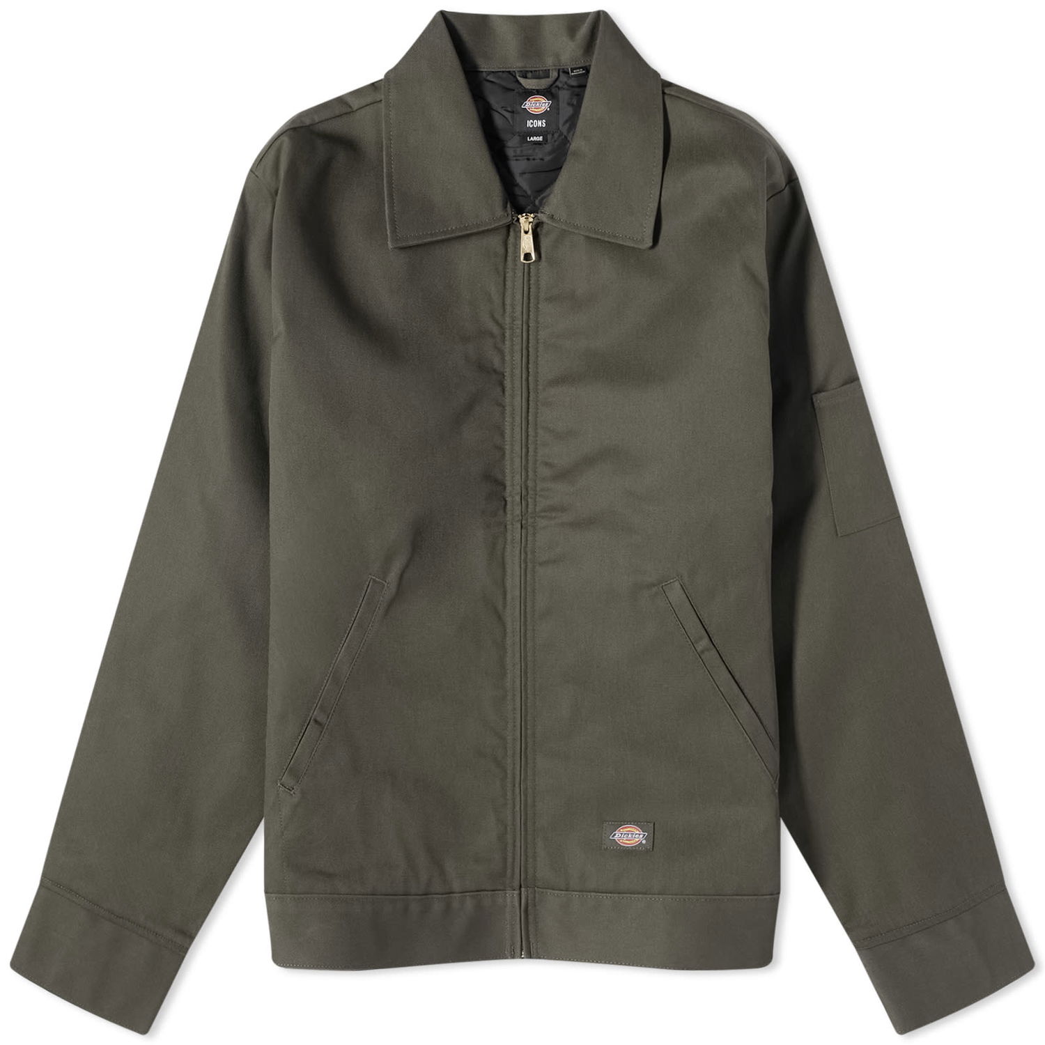 Jakke Dickies Lined Eisenhower Grå | DK0A4XK4OGX1, 0
