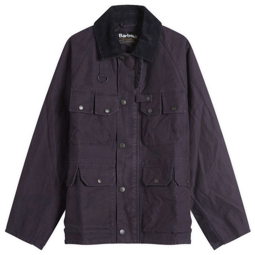 Jakke Barbour Men's Heritage+ Modified Dryfly Casual Jacket, Size Large Lilla | MCA1036NY71