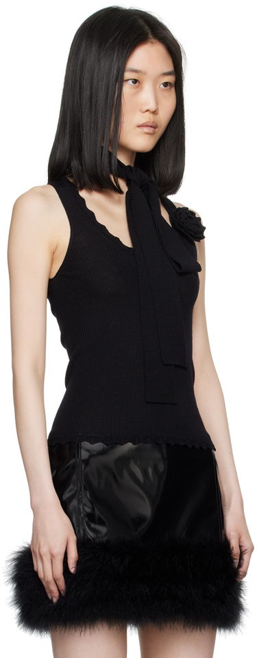 Tanktop Blumarine Wool Knit Tank Top Sort | A422M505A, 3