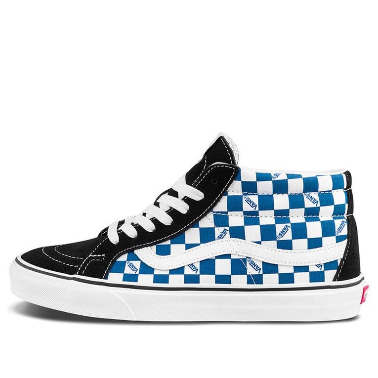 Sneakers og sko Vans Sk8-Mid Checkerboard Blå | VN0A3MV85I5, 0