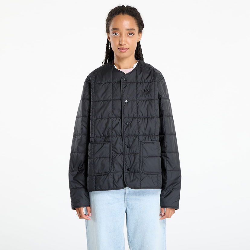 Jakke adidas Originals Essentials Quilted Liner Jacket Sort | JX8823
