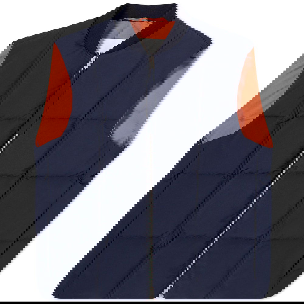 Vest Jil Sander Recycled Polyester Down Vest Mørkeblå | J40AF0005-JTN014-402, 0