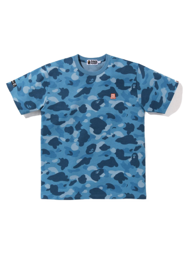 T-shirt BAPE Honeycomb Camo Tee Blå | 1J30-109-010
