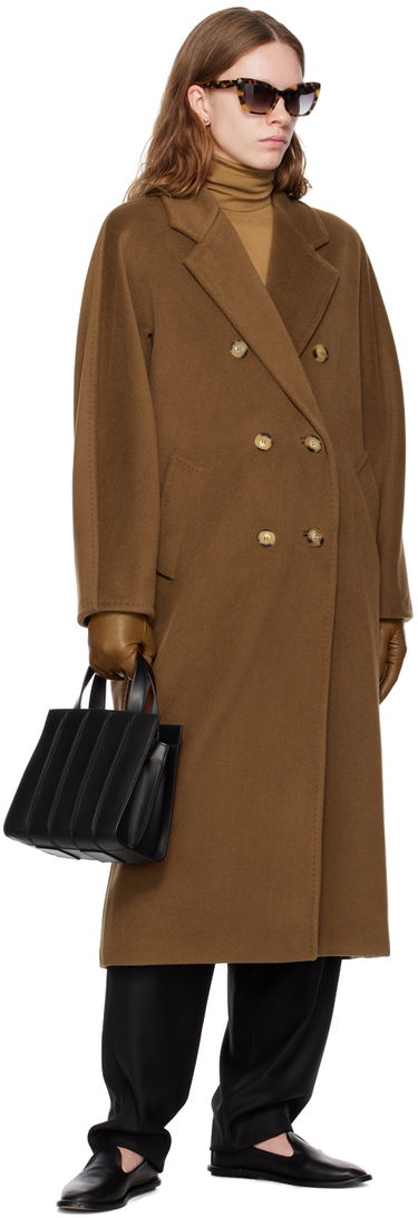 Handsker Max Mara Max Mara Leather Gloves Brun | 2345660237600 MM02232, 2