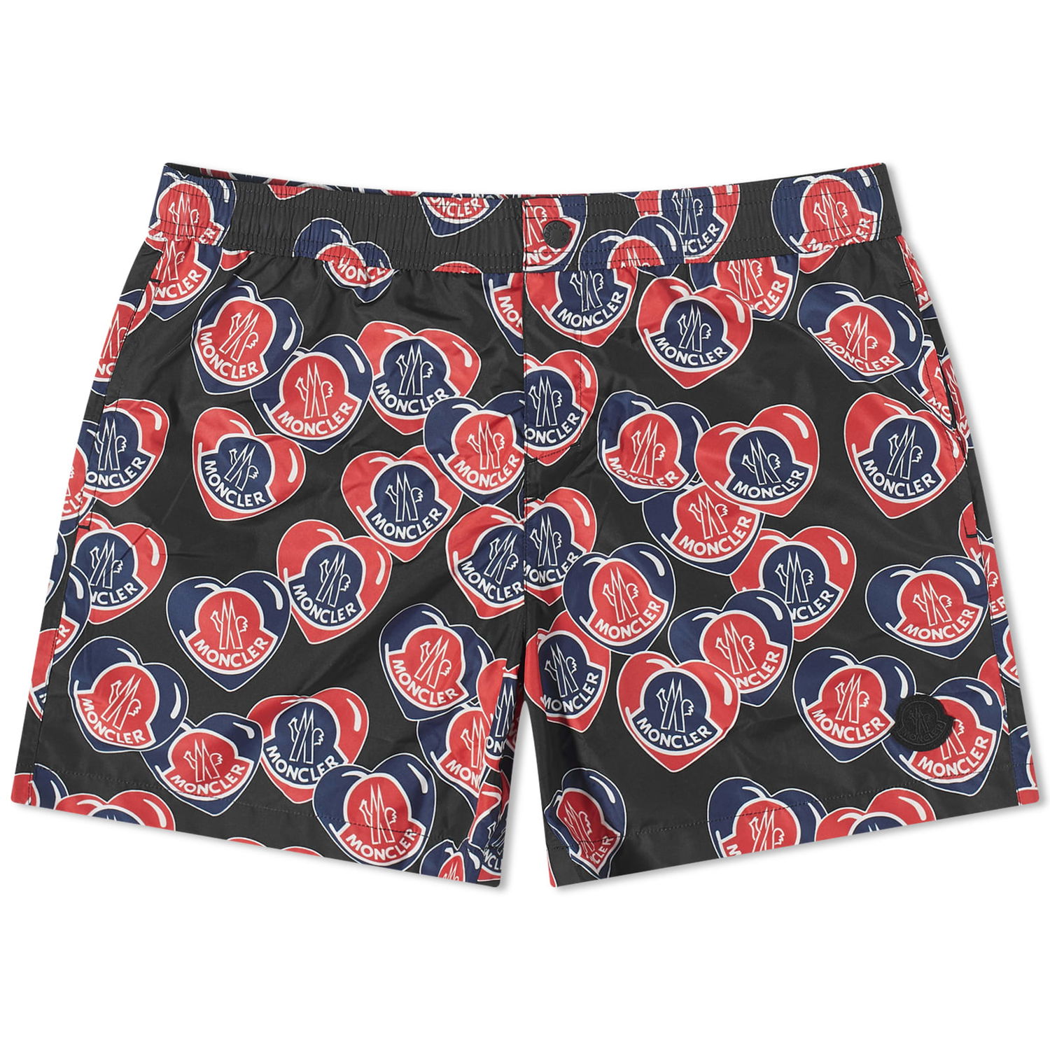 Shorts Moncler Heart Swim Shorts Sort | 2C000-597AF-04-S97, 0
