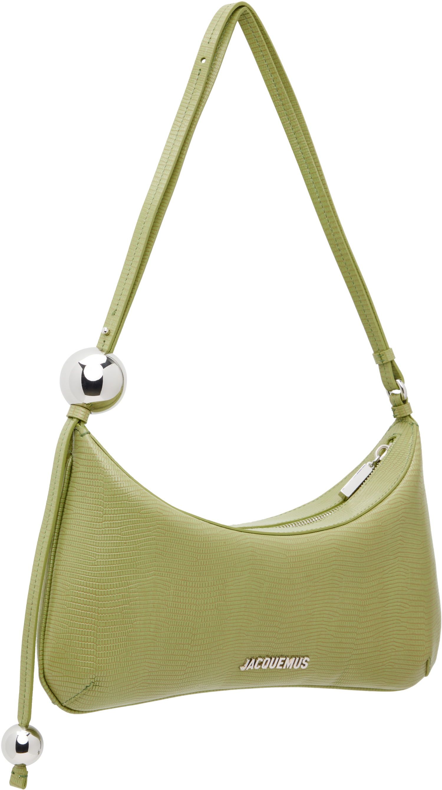 Skuldertaske Jacquemus Jacquemus La Croisière 'The Large Bisou Perle' Shoulder Bag Grøn | 25E251BA410-3235, 1