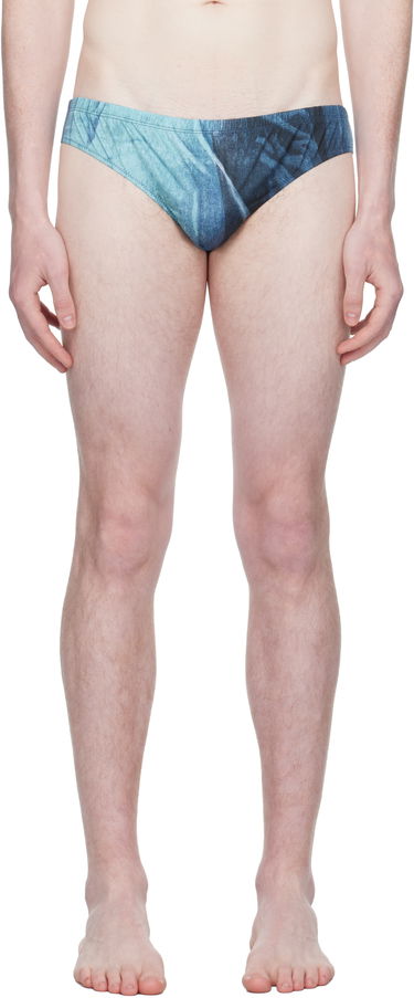 Badetøj Jean Paul Gaultier Jean Paul Gaultier Printed Swim Briefs Blå | 25/03-M-SW064-J010P-5557, 0