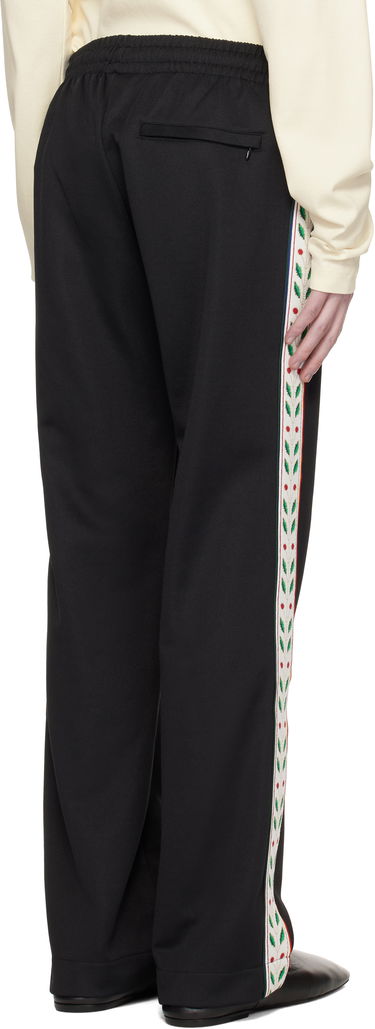 Joggingbukser Casablanca Laurel Track Pants Sort | MPS25-JTR-230-01, 2