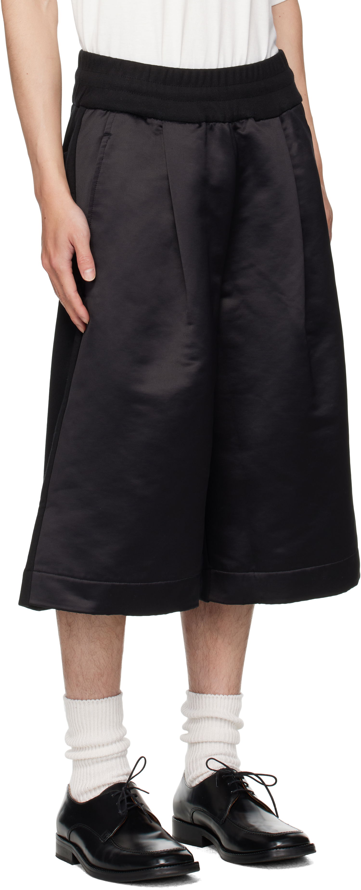 Shorts Dries Van Noten Dries Van Noten Paneled Shorts Sort | 252-021157-2611, 1