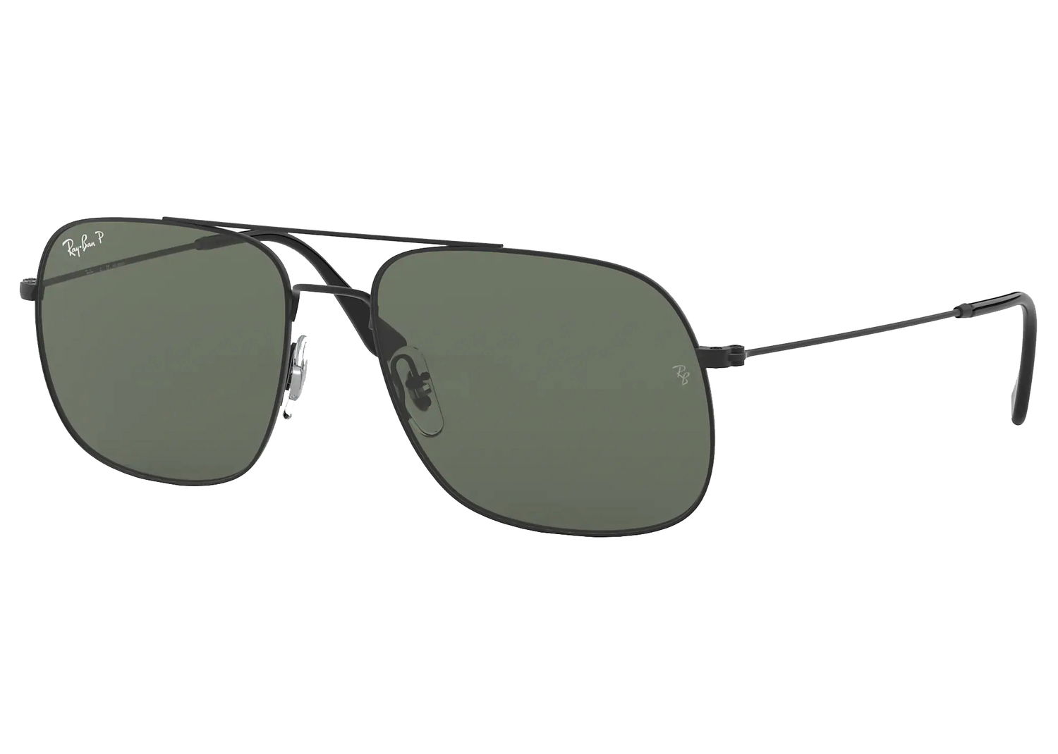 Solbriller Ray-Ban Square Sunglasses RB3595 Grøn | RB3595, 0