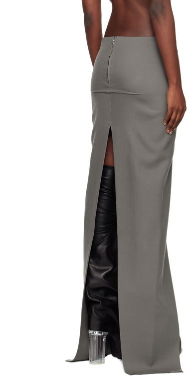 Nederdel Rick Owens Concordians Sliced Maxi Skirt Grå | RO02E4387 WD, 2