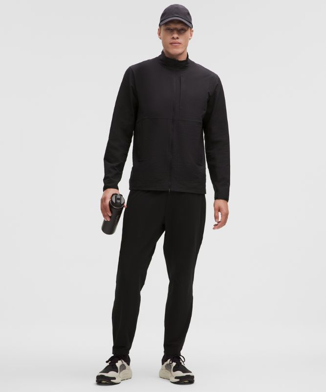 Jakke lululemon Textured Grid Full-Zip Jacket Sort | prod20005799, 1
