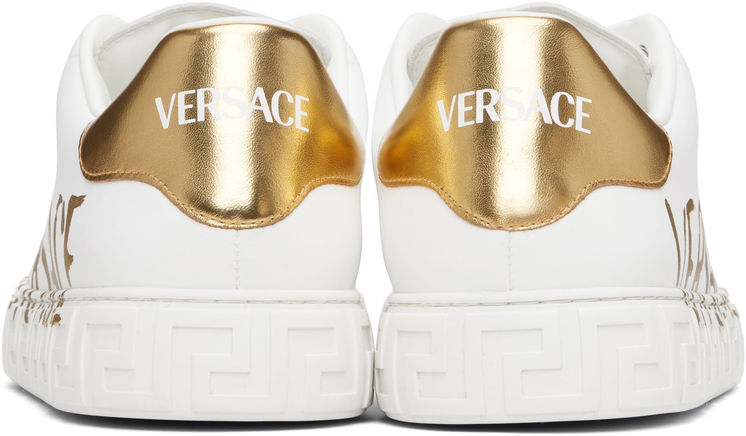 Tøj Versace Versace Logo Greca Hvid | 1014460_1A14389, 1