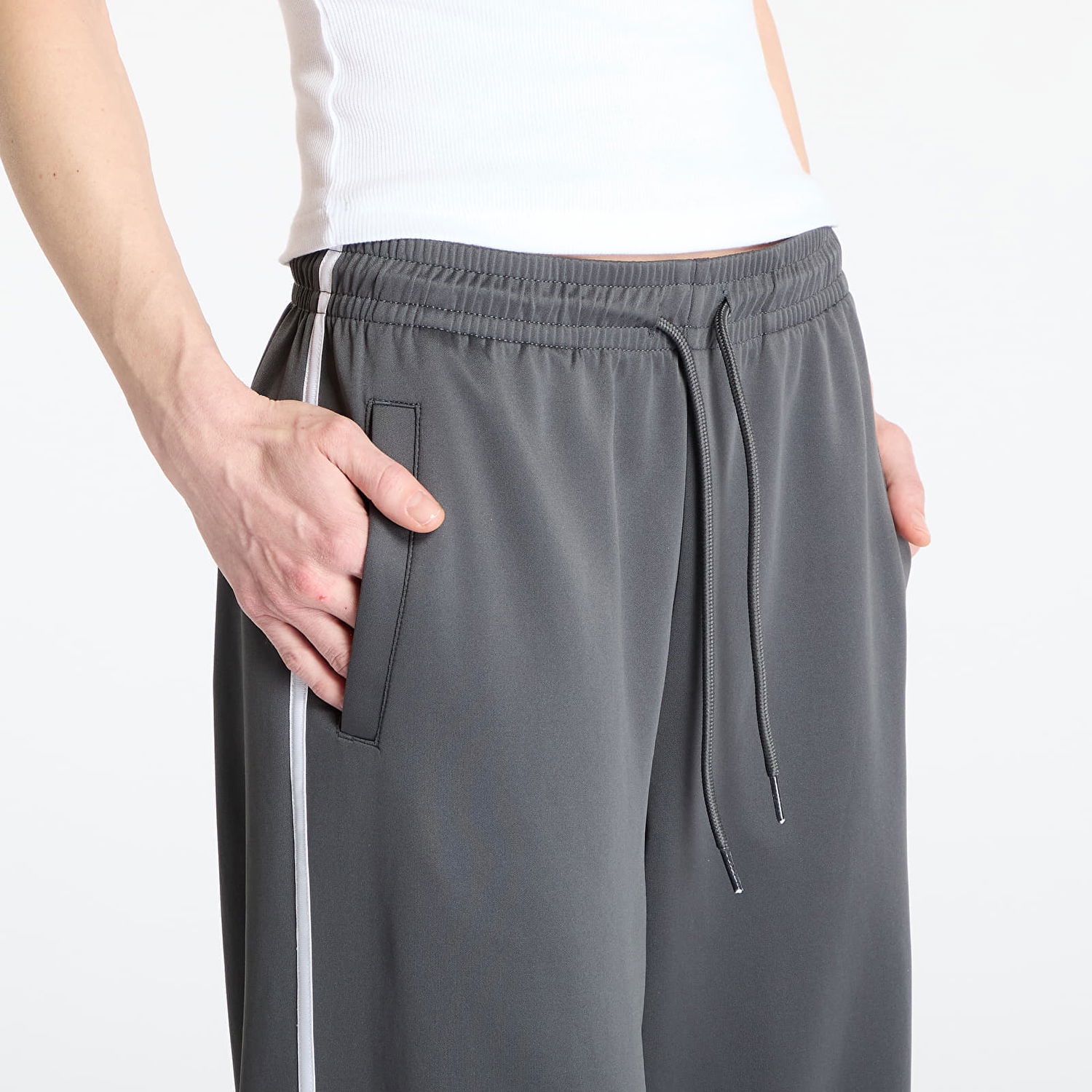 Joggingbukser Urban Classics Wide Leg Track Pants Grå | TB7136-03516, 1