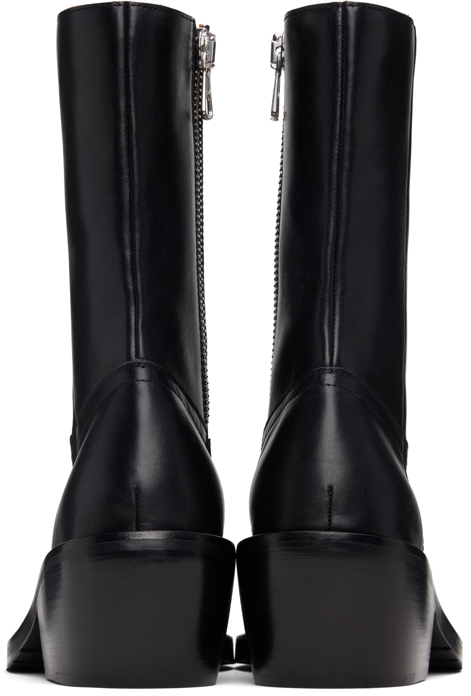 Sneakers og sko Dries Van Noten Dries Van Noten Zip Boots Sort | 252-021706-102, 1