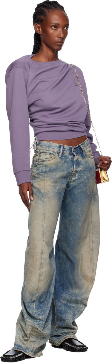 Sweatshirt Vivienne Westwood Vivienne Westwood Hebo Draped Sweatshirt Lilla | 3I010015-J006O-, 3