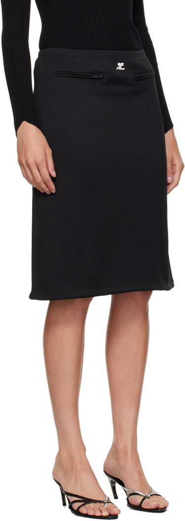 Nederdel Courrèges Courrèges Tracksuit Midi Skirt Rød | 325JJU296JS0250, 4