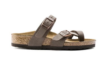 Sneakers og sko Birkenstock Mayari Kids Birko-Flor Birkibuc Regular Fit Sandal Grå | 1015552, 4