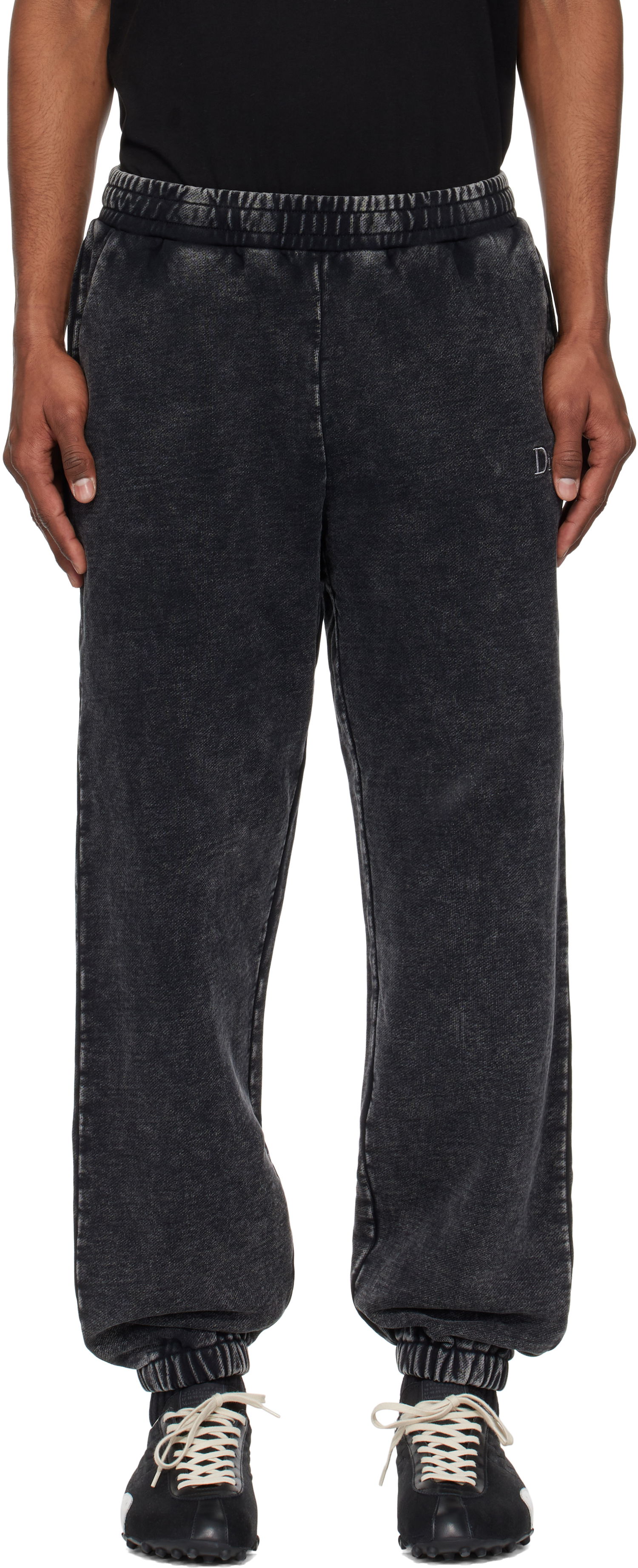 Joggingbukser Dime Dime Classic French Terry Sweatpants Sort | DIME2SP2537BLK, 0