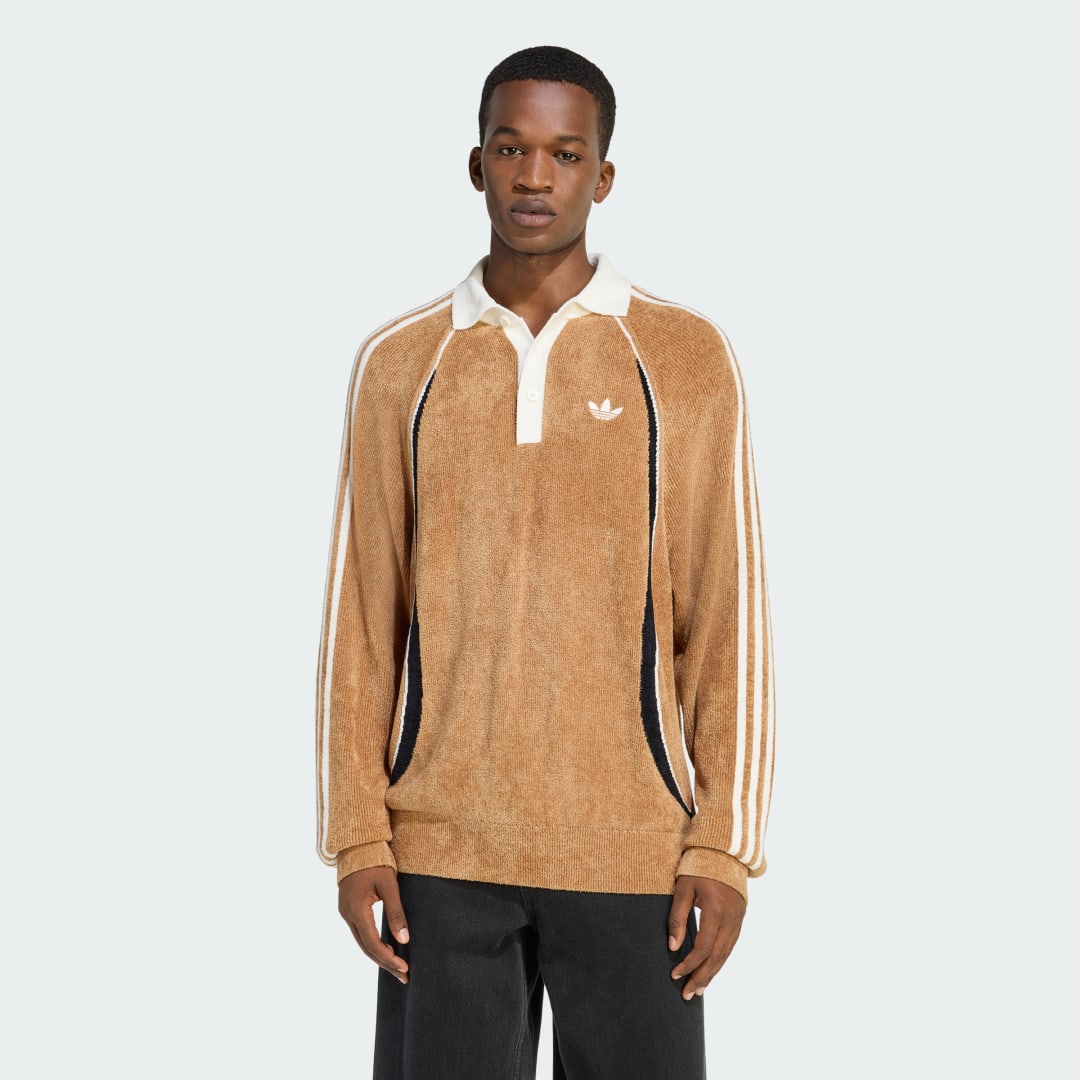 Polo skjorte adidas Performance Teamgeist Retro Remix Polo Shirt Brun | KS5444, 0