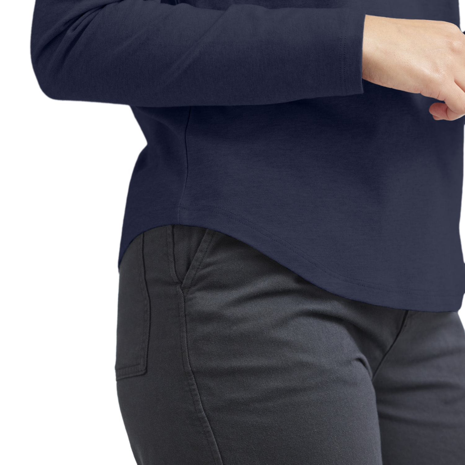 T-shirt Allbirds Merino Wool Long Sleeve T-Shirt, Size XS Mørkeblå | A12115W, 1